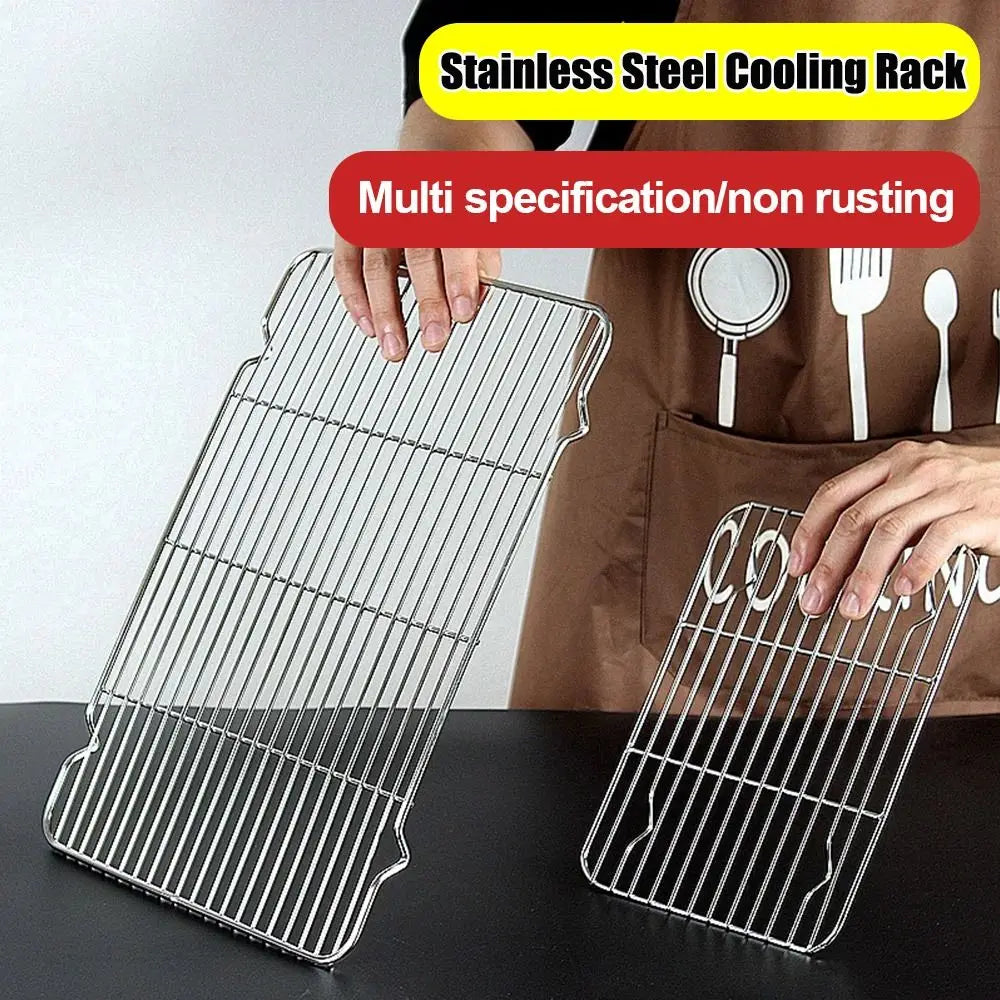 Stainless Steel BBQ Grill Rack – Non-Stick Cooling & Baking Tray Cooling & Grill Rack Axl
