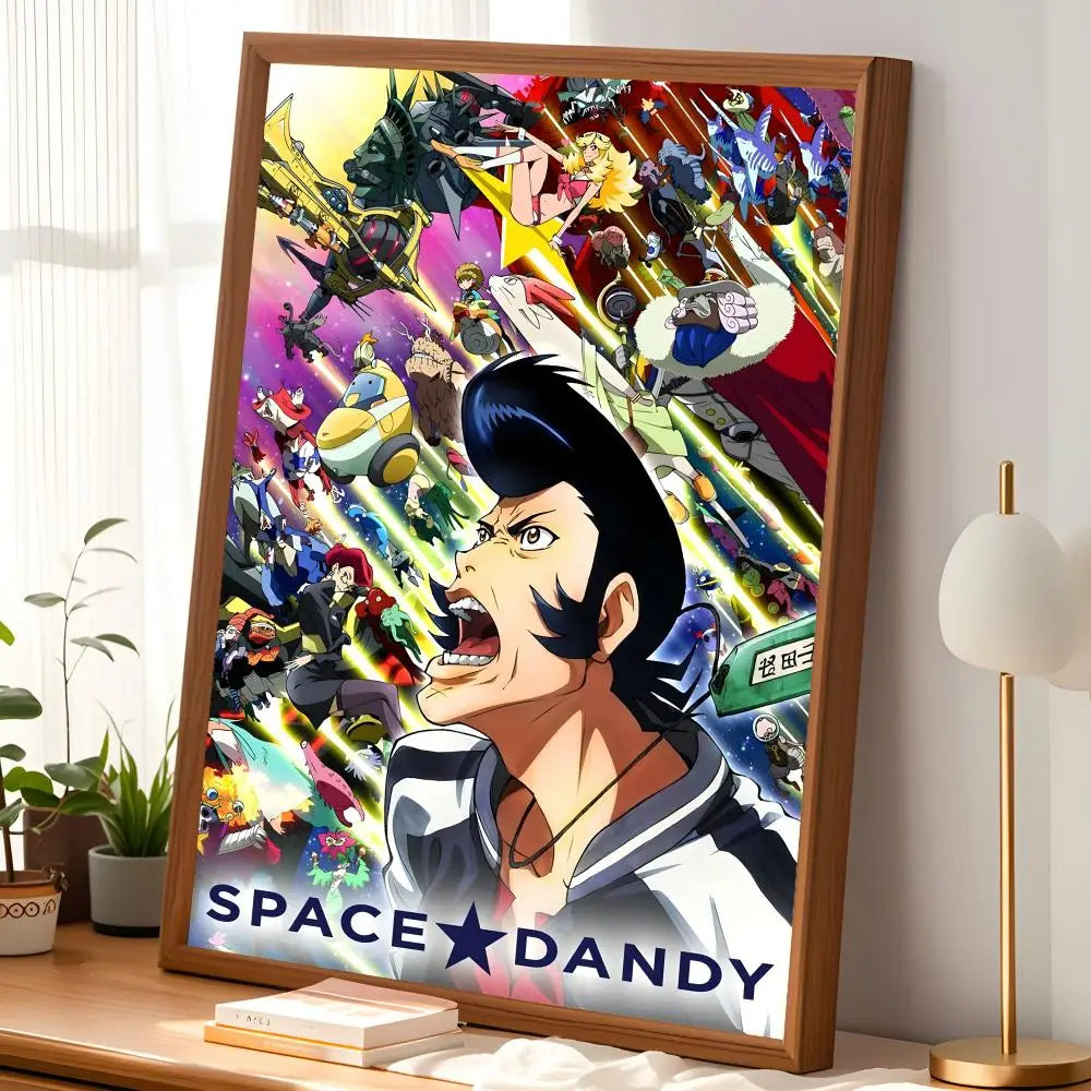 Anime Space Dandy Self-Stick Wall Poster – HD Waterproof Art Anime Wall Poster Axl