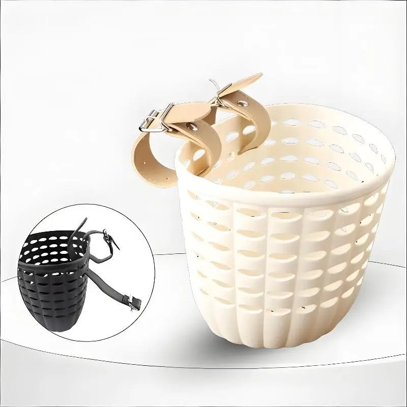 Bike Front Handlebar Basket – Quick-Release Straps | Bicycle Bicycle Handlebar Basket Axl