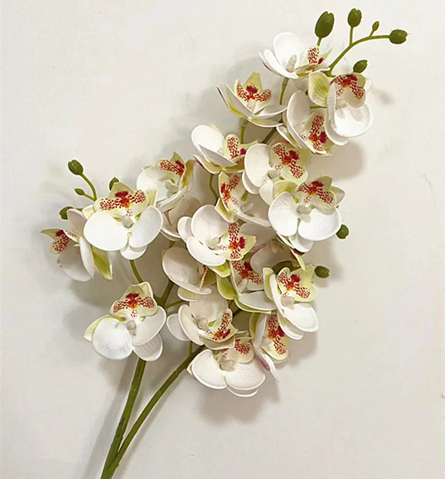 Real Touch Artificial Orchid – 21-Head Mini Phalaenopsis Branch Artificial Flower Branch Axl 09