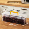 Airtight Spice Storage Box with Handle | Kitchen Organizer Set Spice Storage Container Axl transparent-1pc