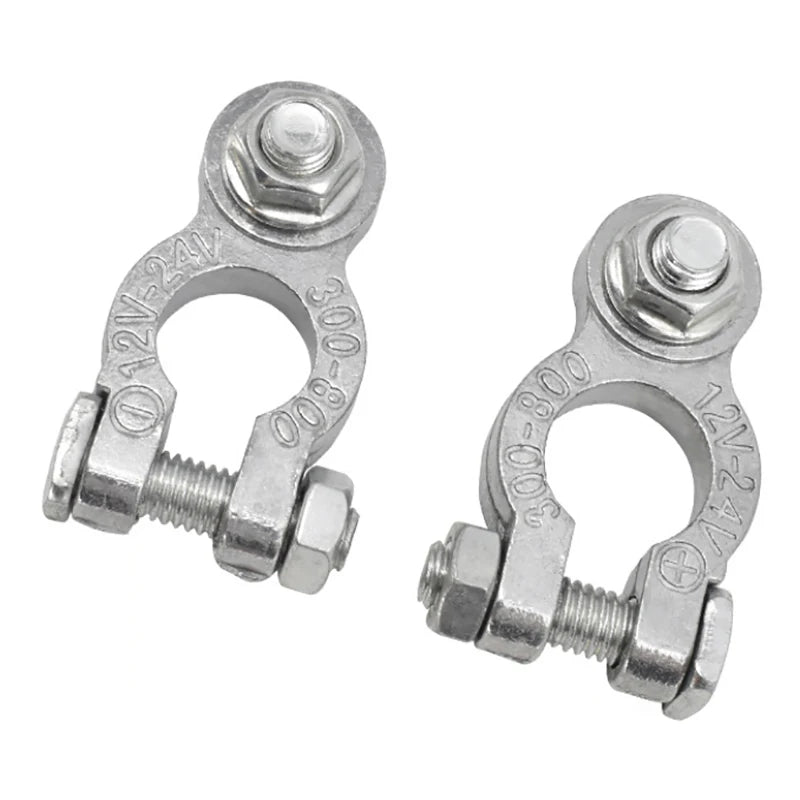 Car Battery Terminal Clamps – Aluminum Alloy Positive & Negative Battery Terminal Clamp Axl