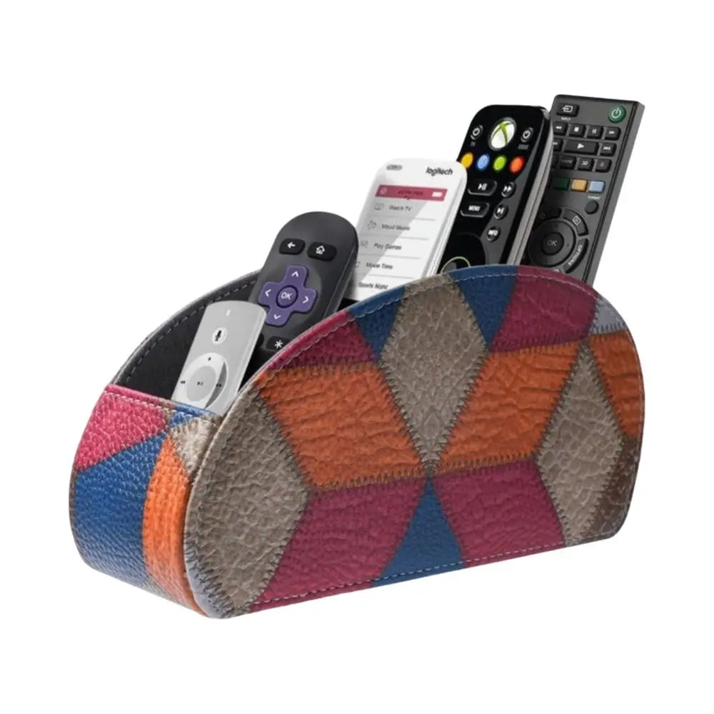 PU Leather Remote Control Holder & Desk Organizer Box Desk Organizer Box Axl