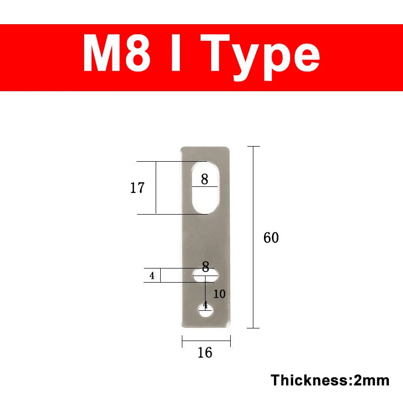 Proximity Sensor Bracket Mount Clip M8 M12 M18 M30 SN04 E3JK Sensor Mounting Bracket Axl M8 I Type