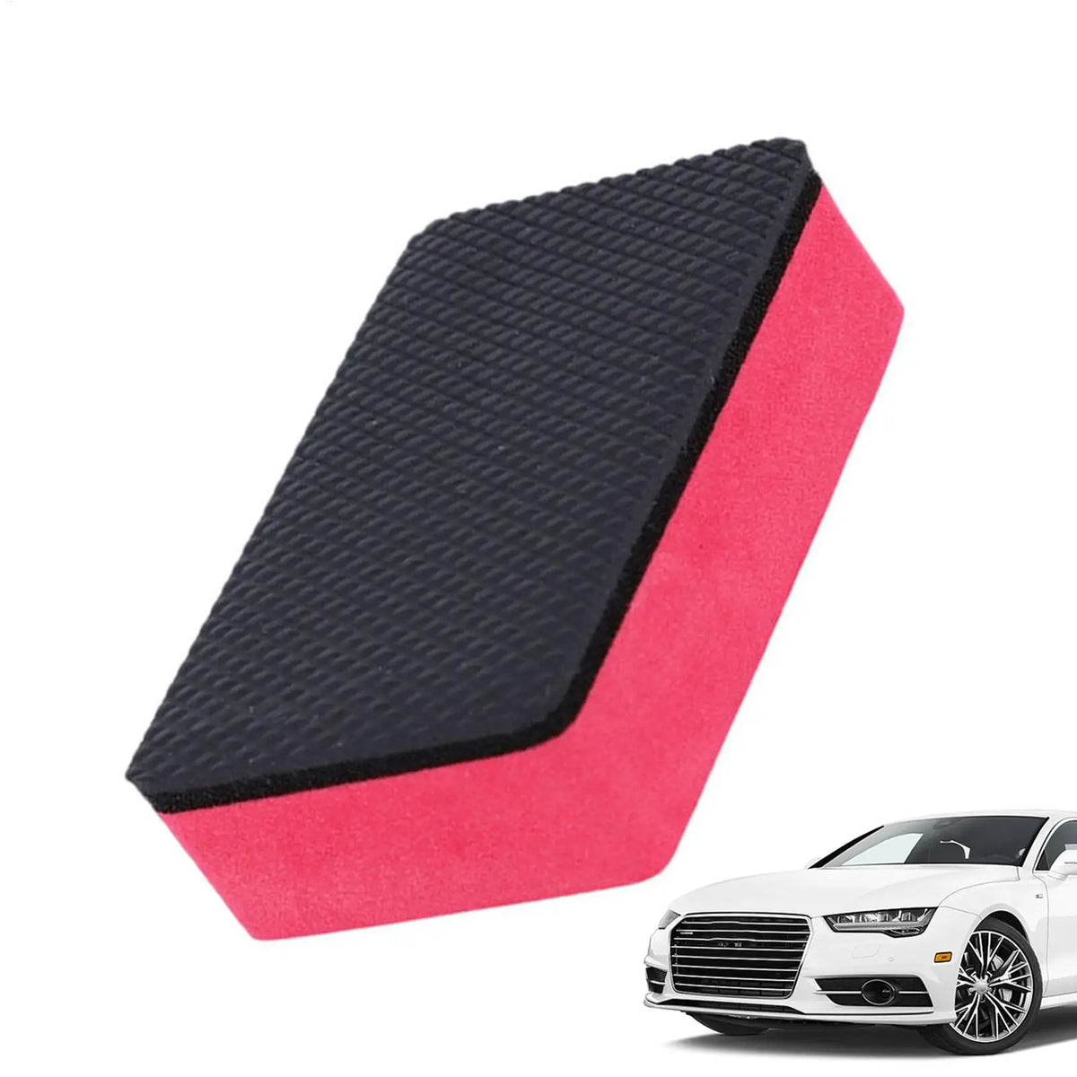 Magic Clay Bar Sponge Pad – Car Wash Contaminant Remover Car Detailing Pad Axl