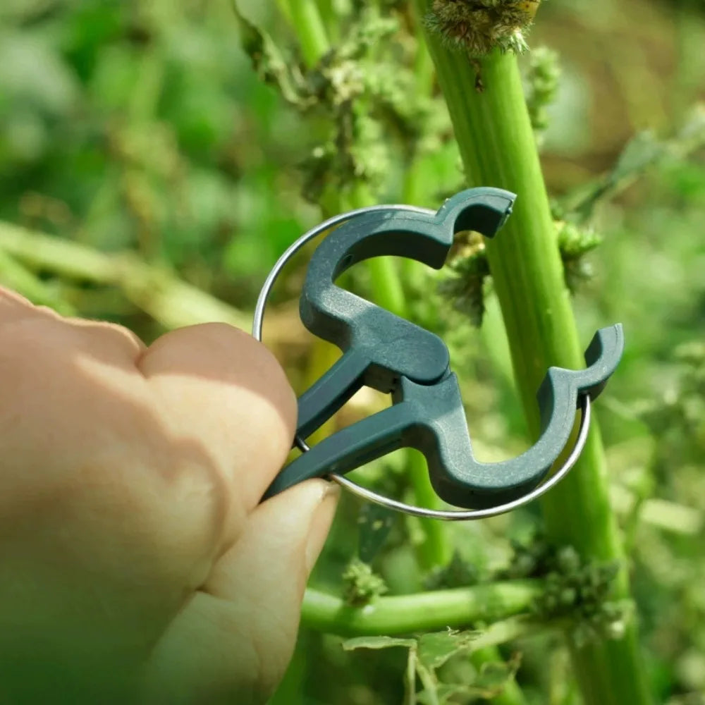 20 Pcs Reusable Plant Clips for Tomatoes, Vines & Flowers Plant Support Clips Axl