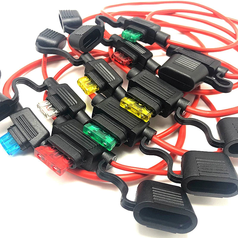 Waterproof Car Fuse Holder Tap Adapter Micro Mini Standard ATM 30A Car Fuse Tap Adapter Axl