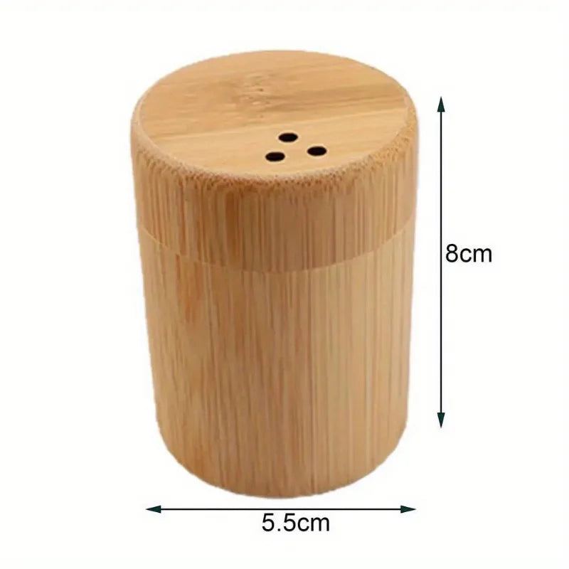Bamboo Toothpick Holder Dispenser – Dustproof Storage Box Toothpick Holder Axl Cylinder
