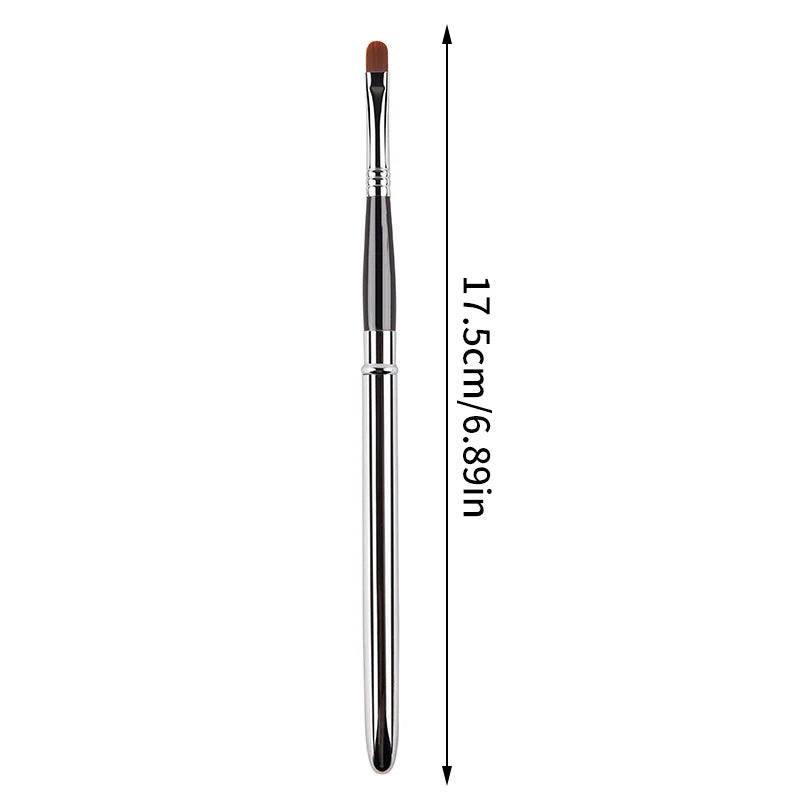 Retractable Lip Brush with Cover – Portable Makeup Tool Lip Makeup Brush Axl