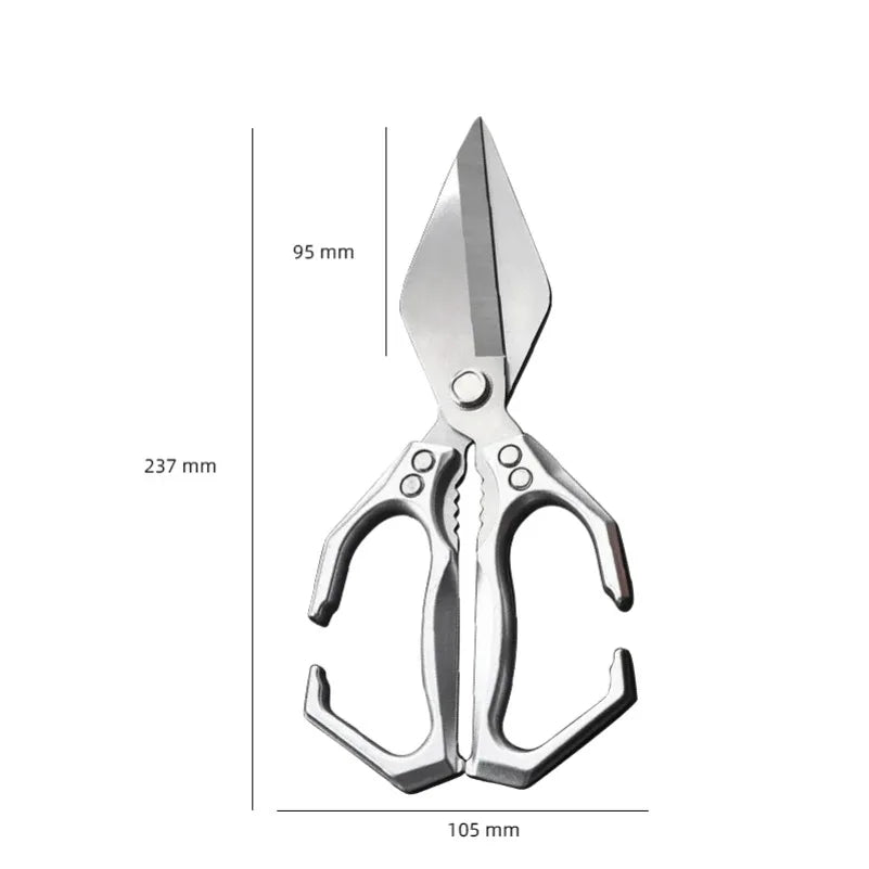 Heavy-Duty Kitchen Shears – Stainless Steel Poultry Scissors Kitchen Shears Axl