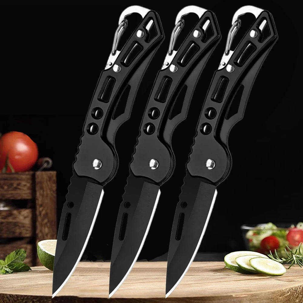Stainless Steel Folding Pocket Knife – Keychain Multi-Tool Folding Pocket Knife Axl 3pcs