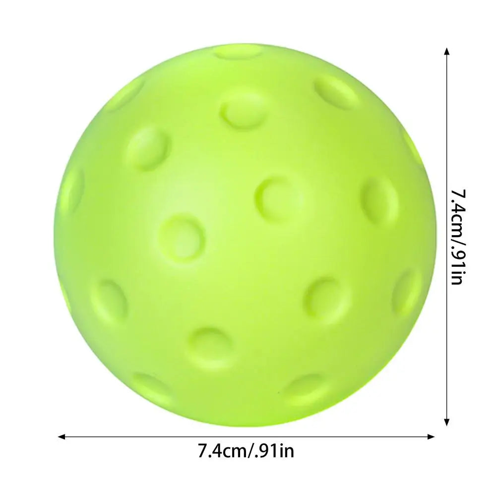 Silent PU Foam Pickleball Training Ball – Indoor Practice Pickleball Training Ball Axl Green