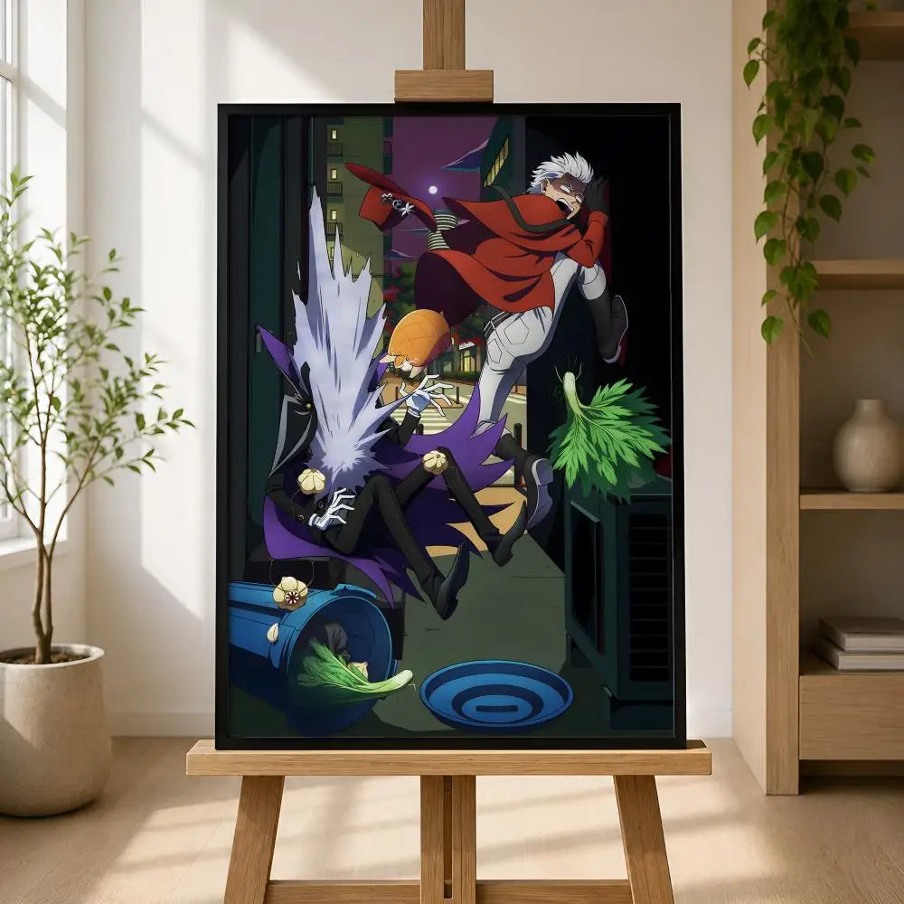 Vampire Dies in No Time Anime Wall Poster – Self-Adhesive HD Anime Wall Poster Axl