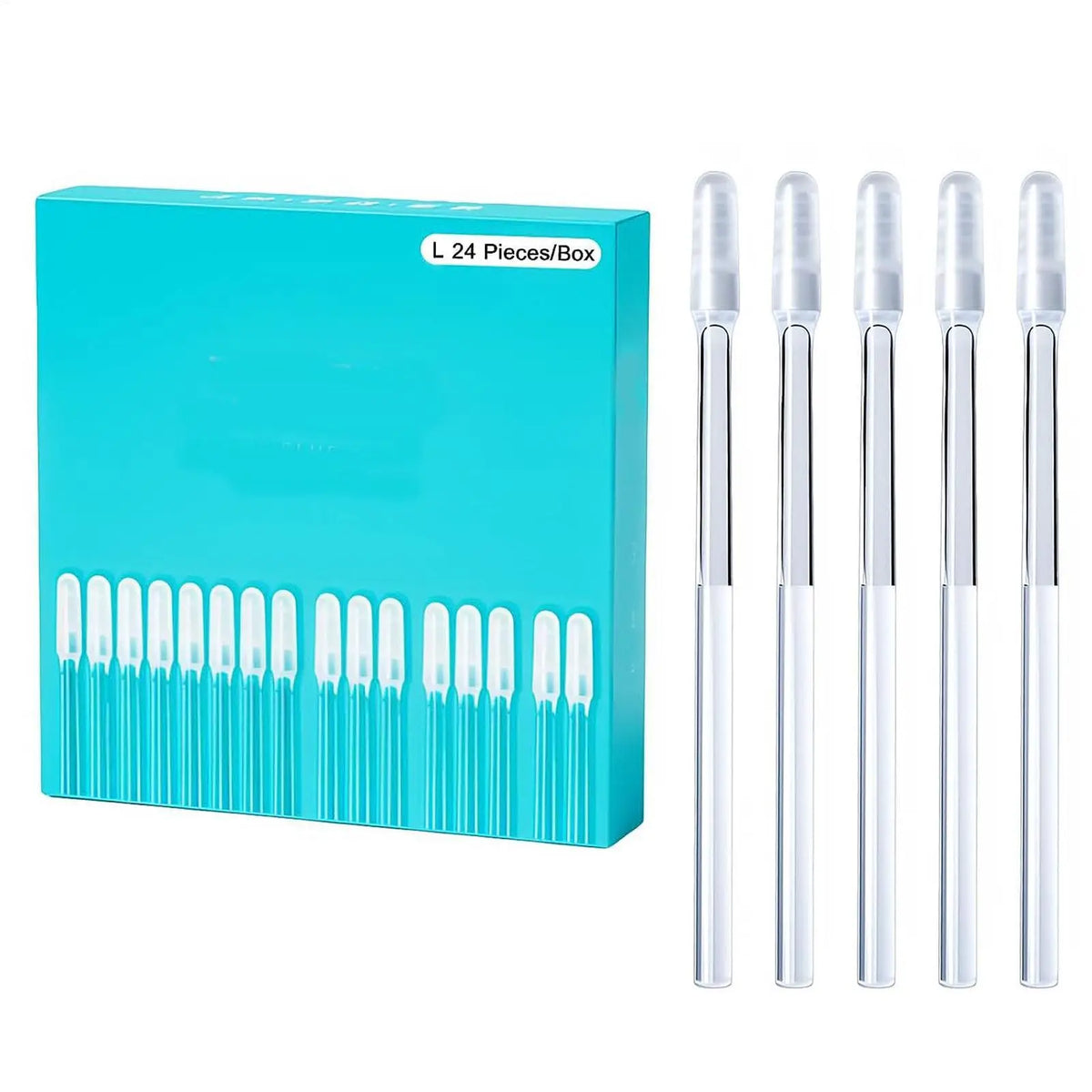 24-Piece Reusable Adhesive Ear Wax Removal Tool Set Ear Cleaning Tool Axl