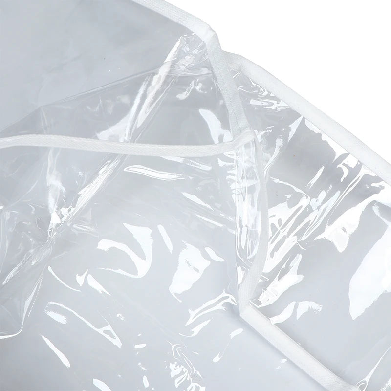 Transparent PVC Dining Chair Cover with Backrest – Dustproof Chair Cover Axl
