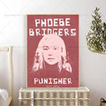 Phoebe Bridgers Music Poster – Waterproof Self-Adhesive Wall Art Music Art Poster Axl z5 21x30cm No Frame