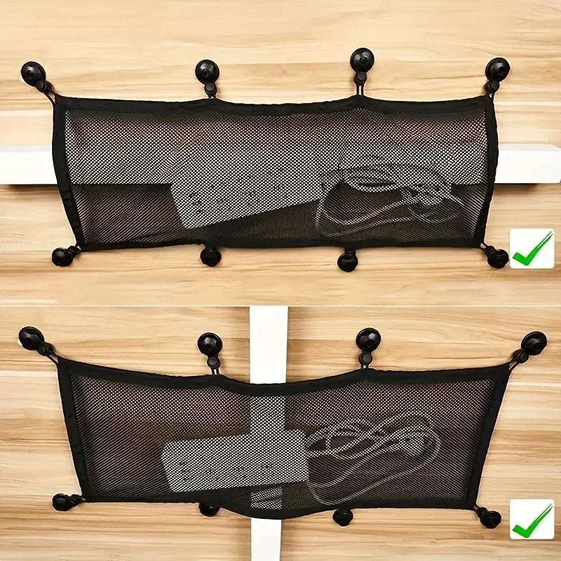 Under Desk Cable Management Net – 8-Hole Wire Mesh Organizer Cable Management Net Axl