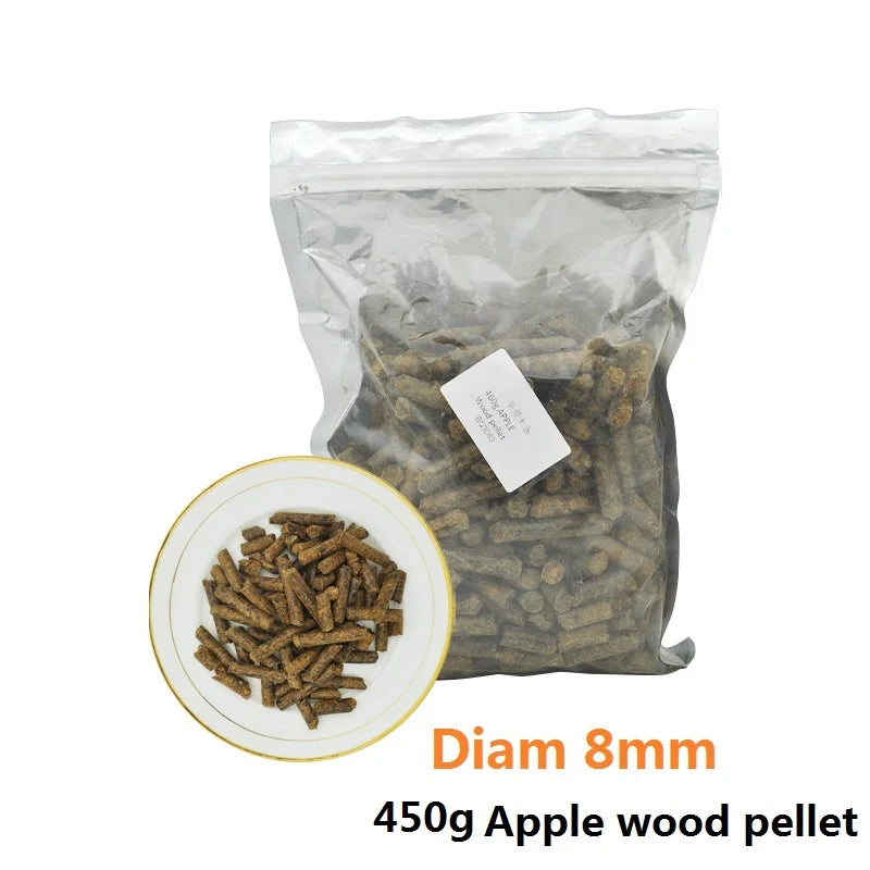 Apple Wood Pellets 450g – BBQ Smoker Chips for Grilling BBQ Wood Pellets Axl 450g Pellet
