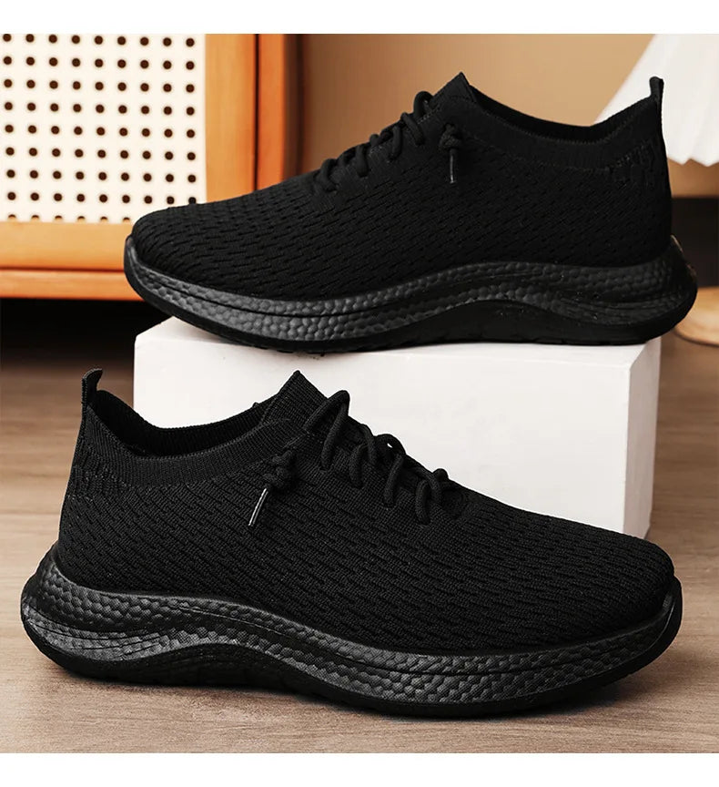 Women's Mesh Lace-Up Sneakers – Breathable Flat Casual Shoes Women's Sneakers Axl