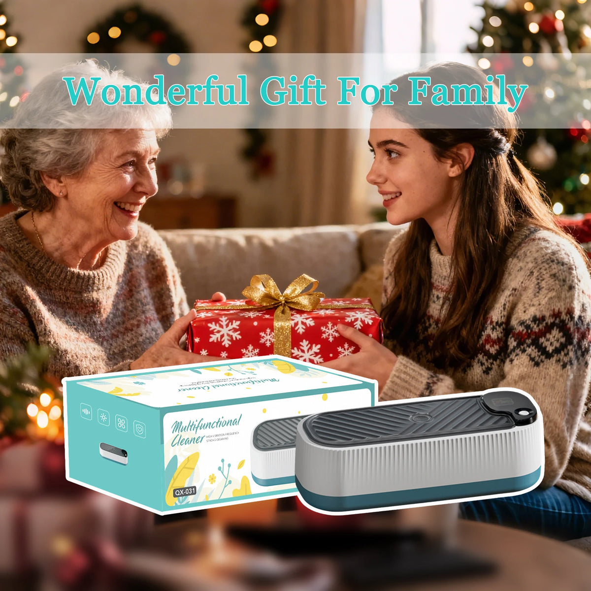 Ultrasonic Jewelry Cleaner – 360° Deep Clean for Rings & Glasses Ultrasonic Jewelry Cleaner Axl