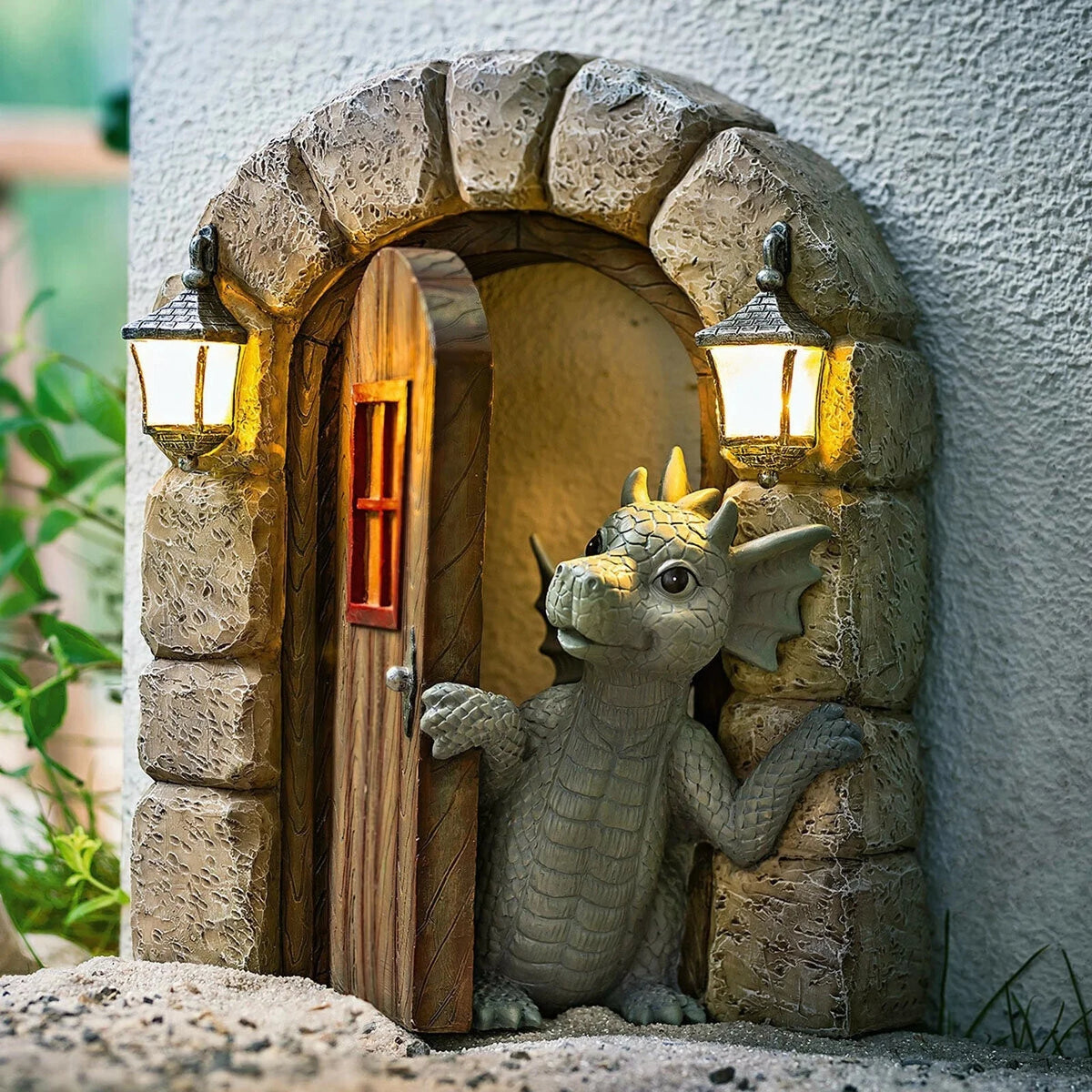 Mini Dinosaur Resin Figurine – Cute Garden & Home Décor Gift Resin Figurine Axl