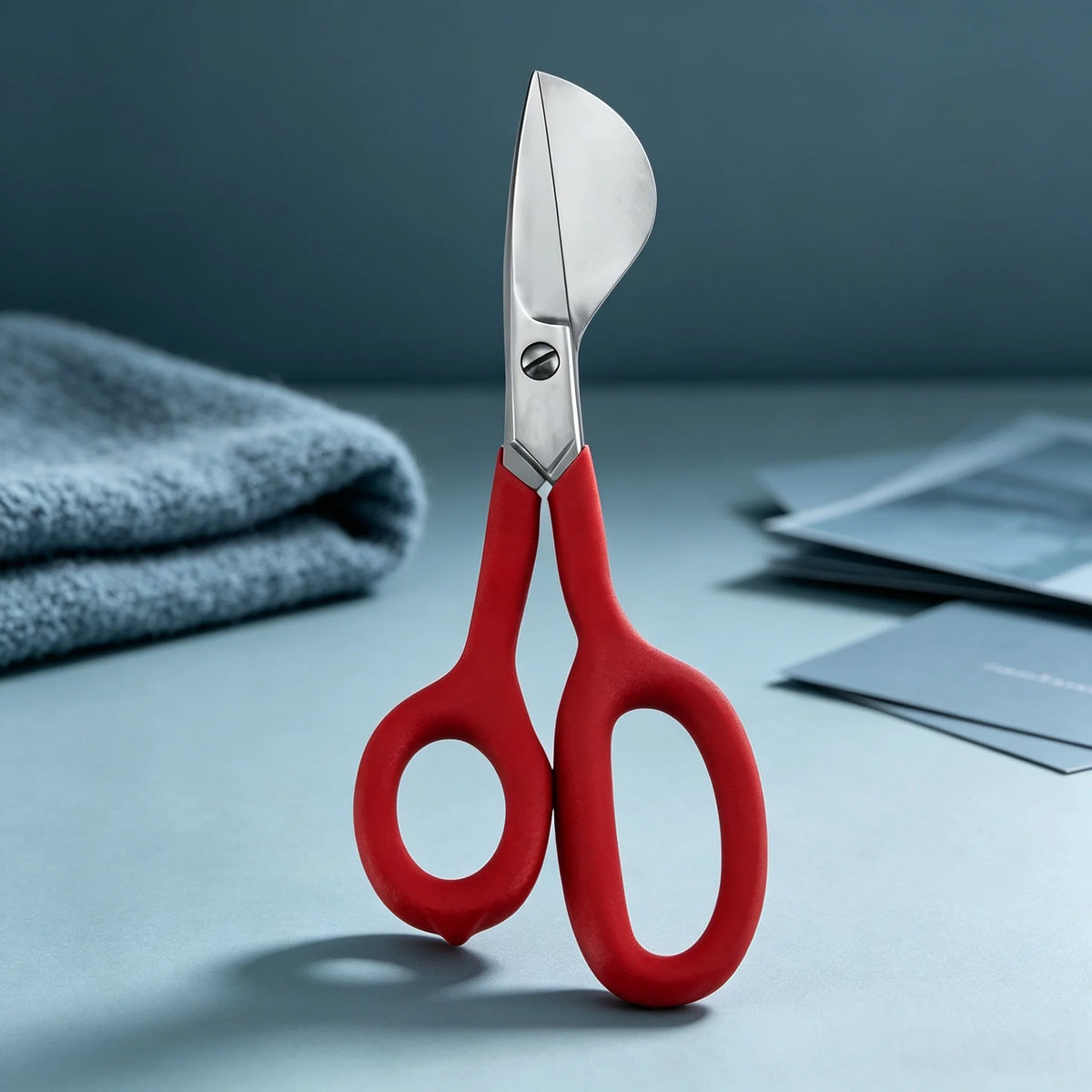 Duckbill Carpet Trimming Scissors – Curved Rug & Fabric Shears Craft Trimming Scissors Axl Scissors