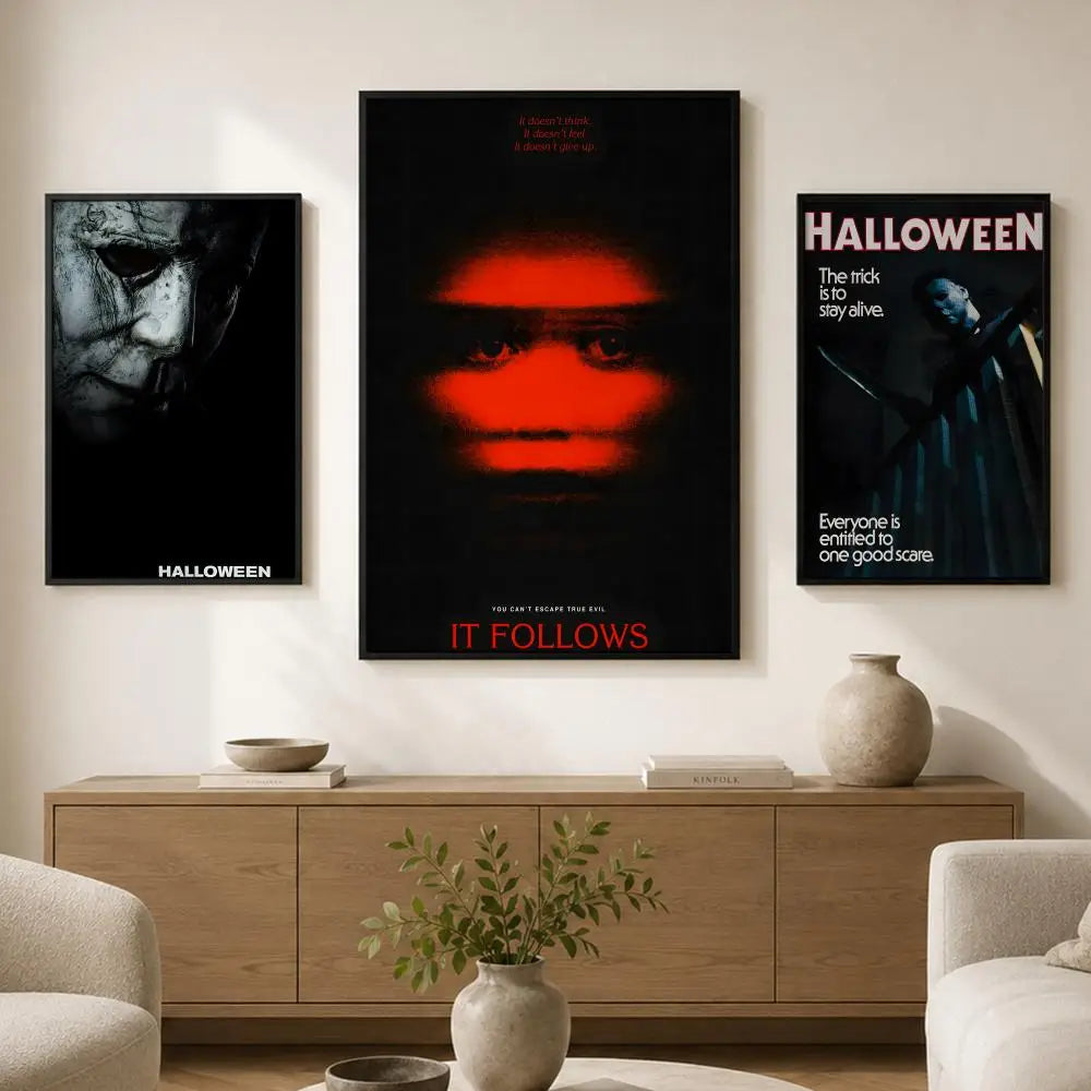Halloween Movie Peel-and-Stick PVC Wall Poster – HD Art Decor Wall Poster Axl
