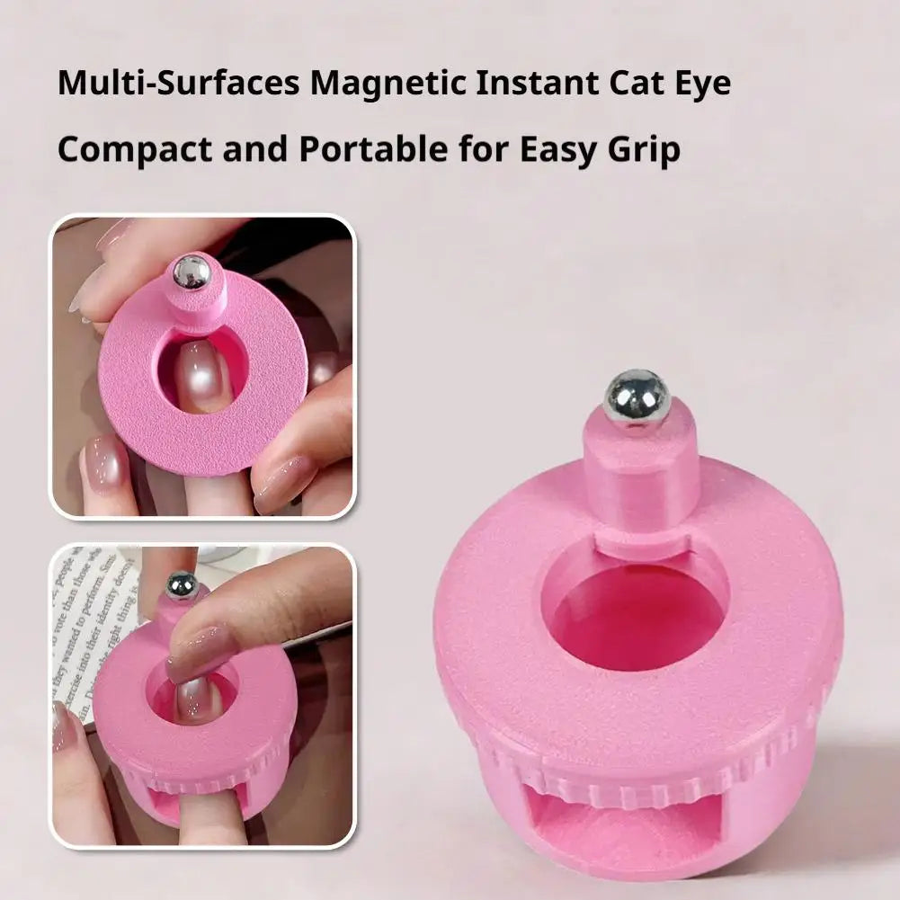 Rotating Cat Eye Nail Magnet – Wide Beam Glass Bead Effect Tool Nail Art Magnet Axl