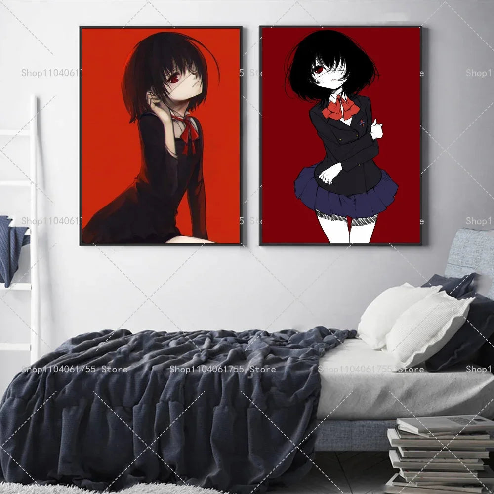 Japanese Horror Anime Another Wall Poster – Waterproof Sticker Wall Art Poster Axl