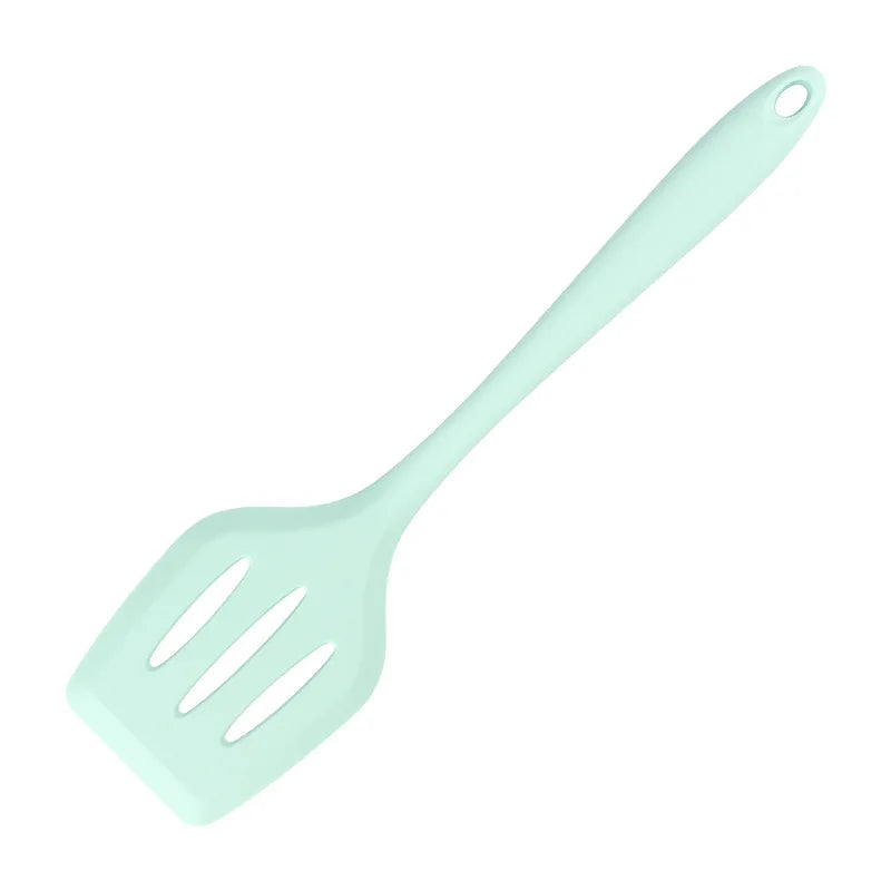 7pc Silicone Kitchen Utensil Set – Heat-Resistant & Non-Stick Silicone Utensil Set Axl Slotted turner-Fresh