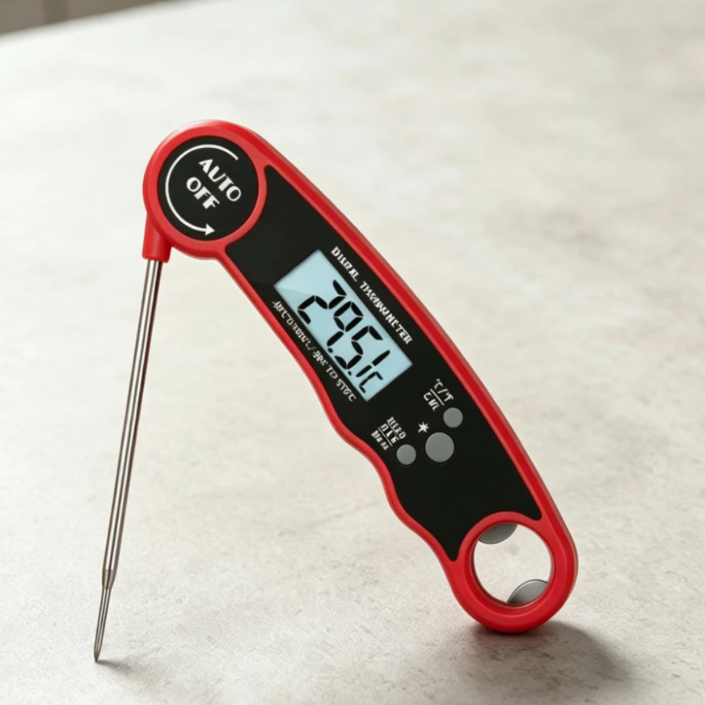 Leeseph Digital Meat Thermometer – Instant Read & Waterproof Kitchen Thermometer Axl