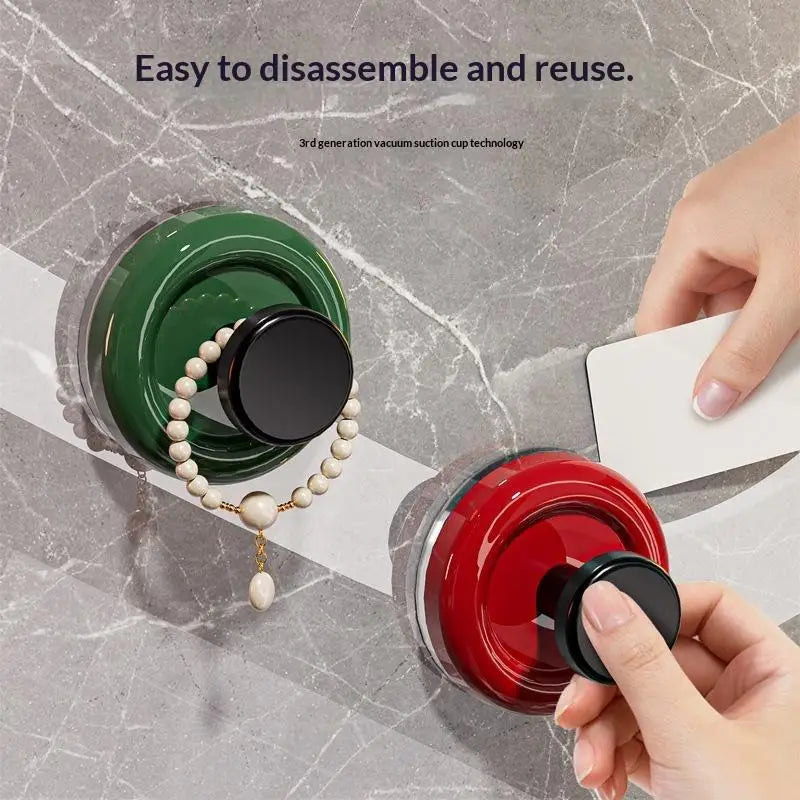 No-Drill Suction Cup Wall Hooks – ABS 4-Pack | Bathroom &amp; Kitchen Suction Cup Hooks Axl