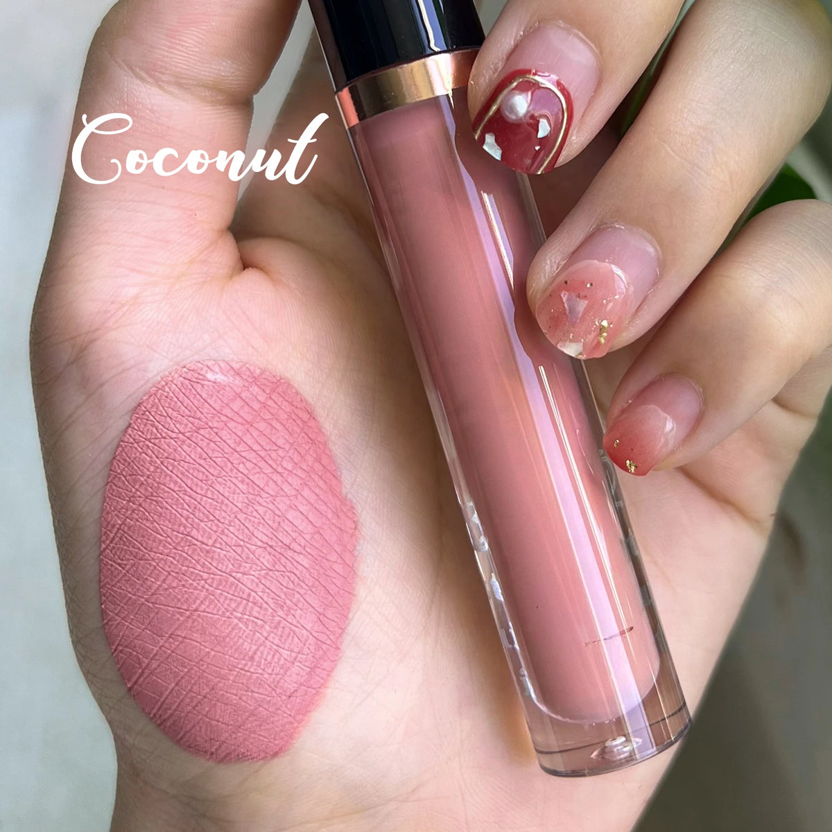 Vegan Moisturizing Lip Gloss – Waterproof Matte Lipstick 8ML
