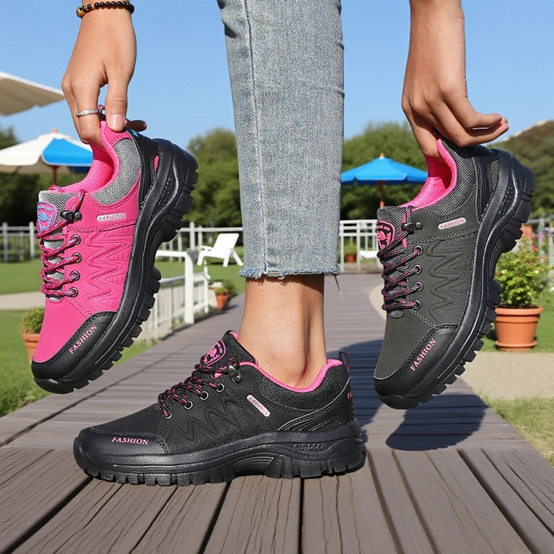 Women's Non-Slip Hiking Sneakers – Platform Walking Shoes Women's Hiking Sneakers Axl