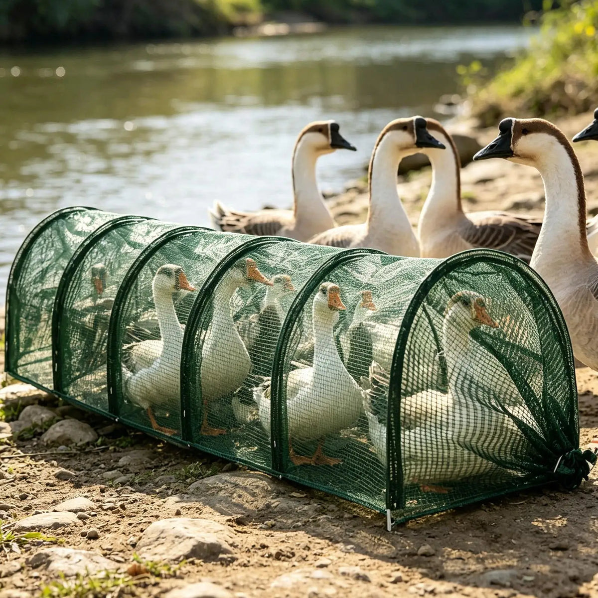 Foldable Chicken Tunnel Run – Outdoor Poultry & Pet Enclosure Poultry Tunnel Run Axl