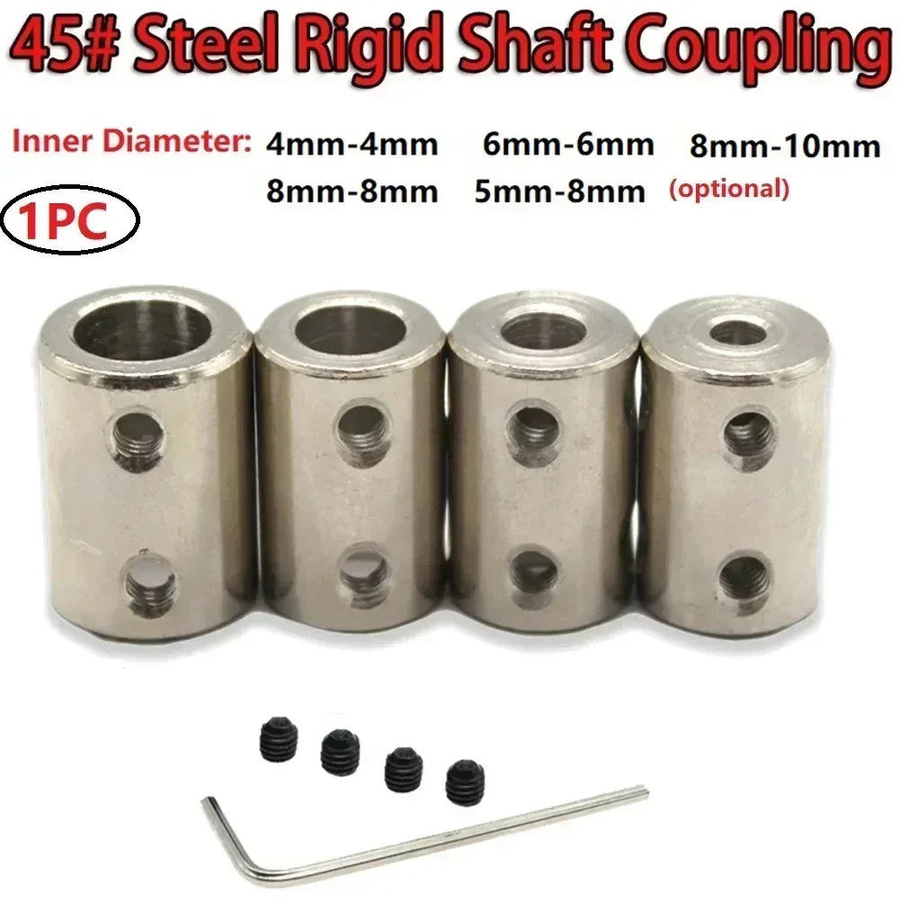 Rigid Shaft Coupling 4–10mm | RC Boat & Car Motor Connector Set Shaft Coupling Set Axl China Mainland 5mm-8mm