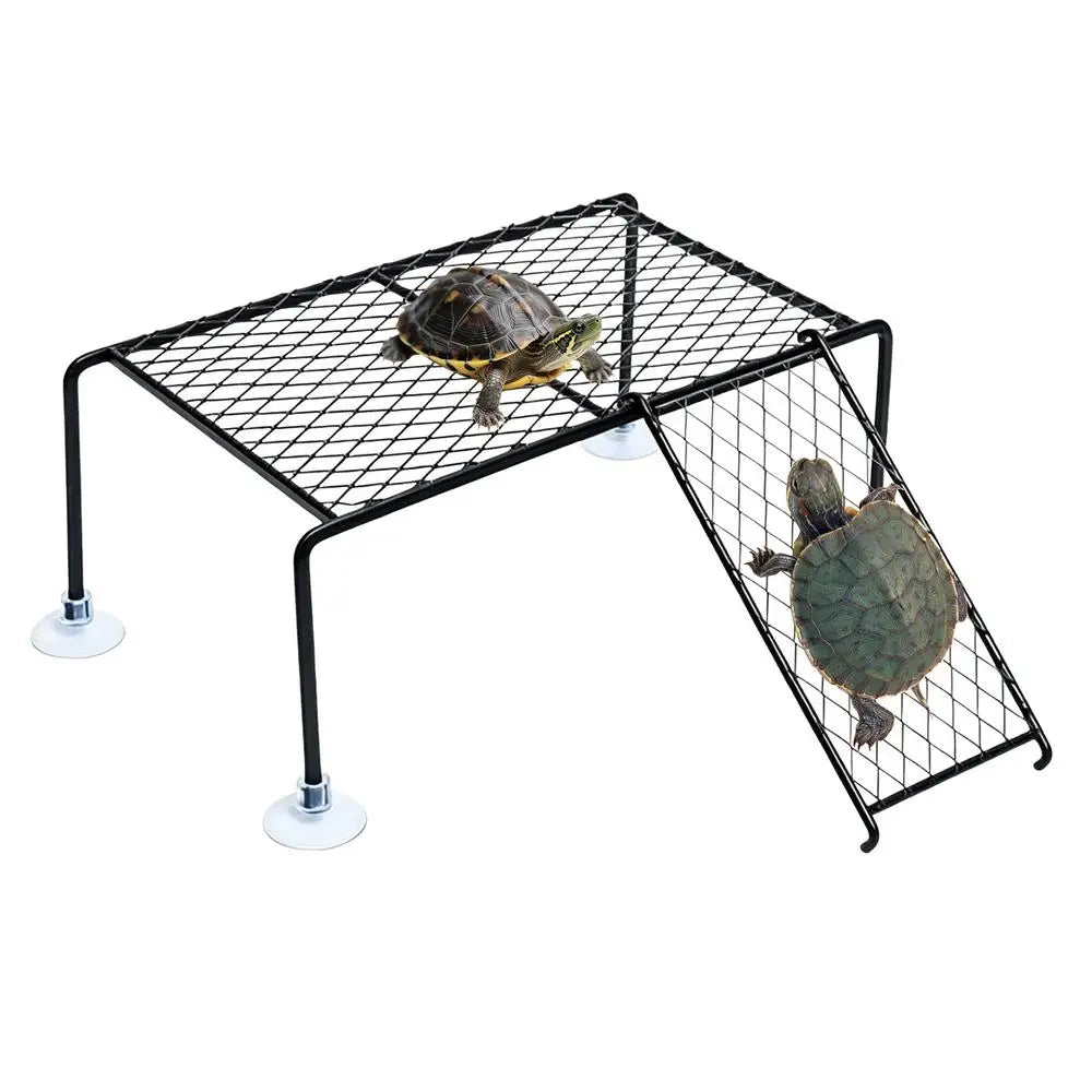 Turtle Basking Dock Platform with Ramp | S, M & L Sizes Reptile Basking Dock Axl White