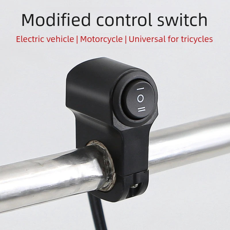 12V Motorcycle Handlebar Switch – 7/8in Waterproof Fog Light Handlebar Light Switch Axl