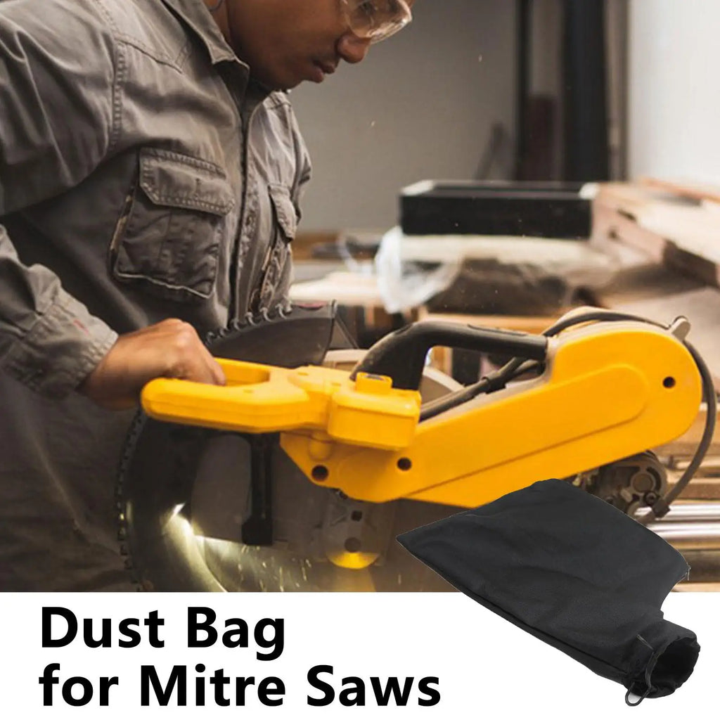 Miter Saw Dust Bag – Nylon Sawdust Collector for Woodworking Saw Dust Bag Axl