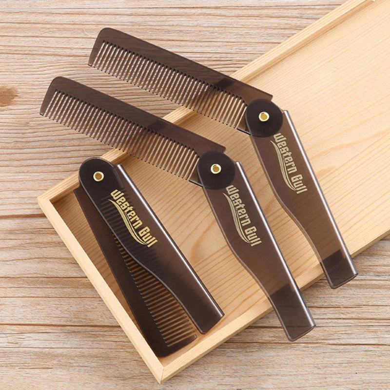 Portable Foldable Pocket Comb – Beard & Hair Styling Tool Foldable Hair Comb Axl