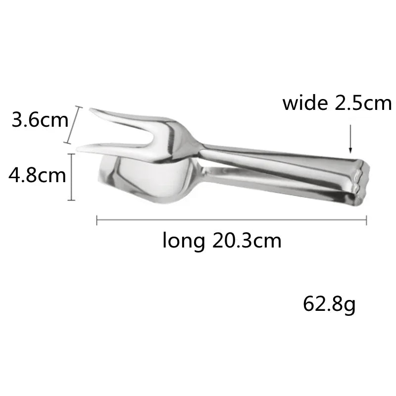 Stainless Steel Food Tongs – Buffet & BBQ Serving Clamp Kitchen Serving Tongs Axl 1pcs