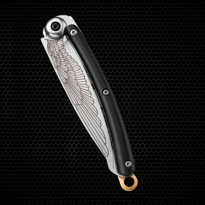 Folding Pocket Knife Stainless Steel – Camping & Keychain Tool Folding Pocket Knife Axl