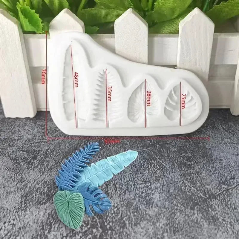 Leaf Silicone Mold – Fondant, Chocolate & Resin Baking Tool Silicone Baking Mold Axl