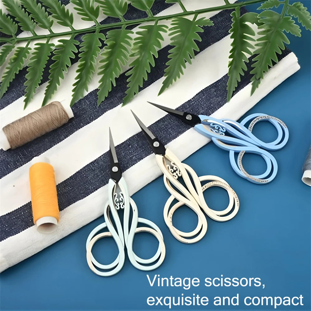 Vintage Stainless Steel Sewing Scissors – Embroidery & Fabric Sewing Scissors Axl