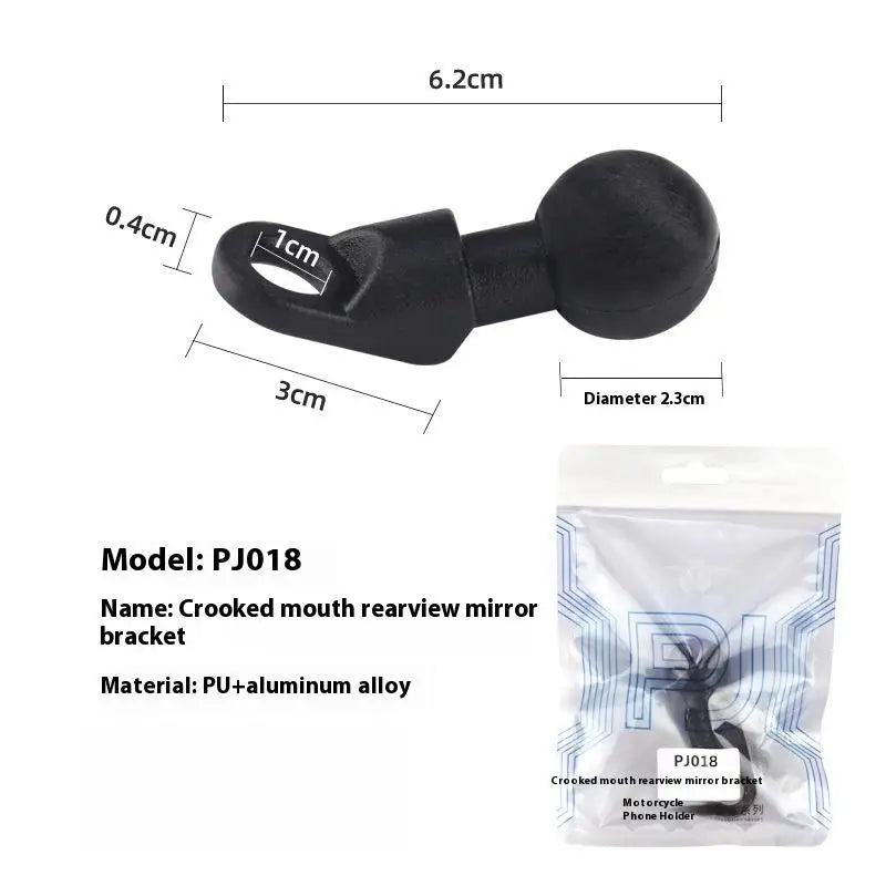 2.3cm Ball Clamp Bracket – Motorcycle Handlebar Phone Mount Kit Handlebar Mount Bracket Axl PJ18