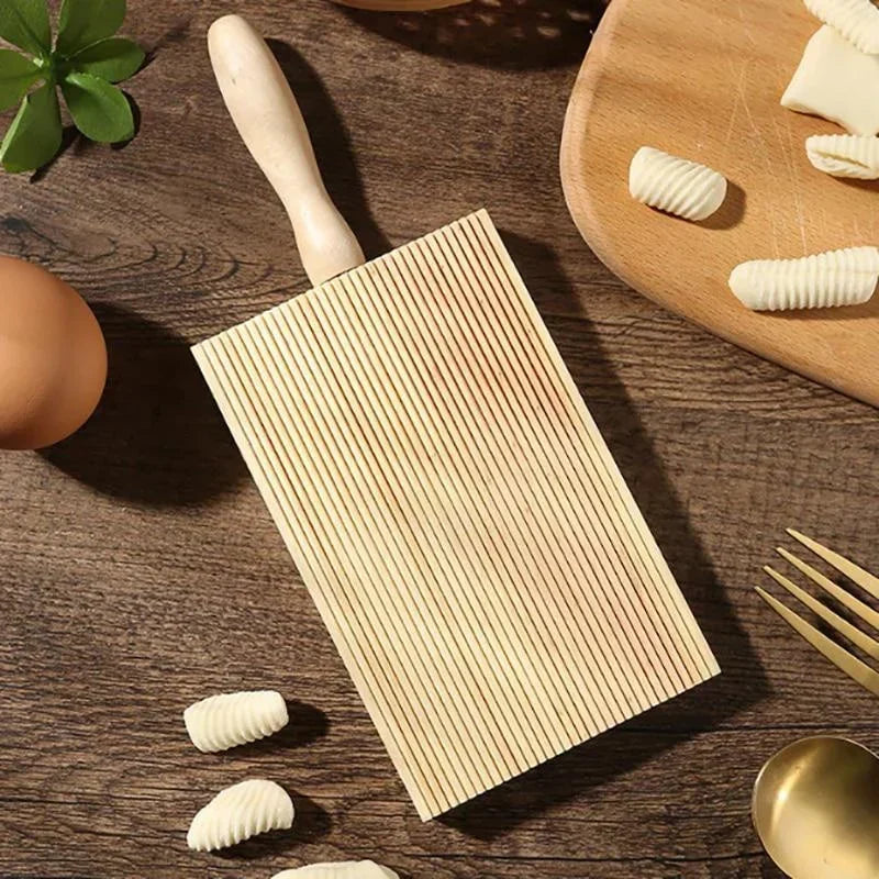 Wooden Garganelli Board – Gnocchi & Pasta Making Tool Pasta Making Board Axl