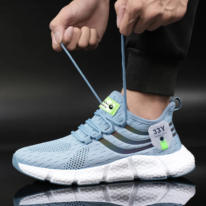 AZGB Mesh Platform Sneakers – Breathable Lace-Up Shoes Platform Sneakers Axl