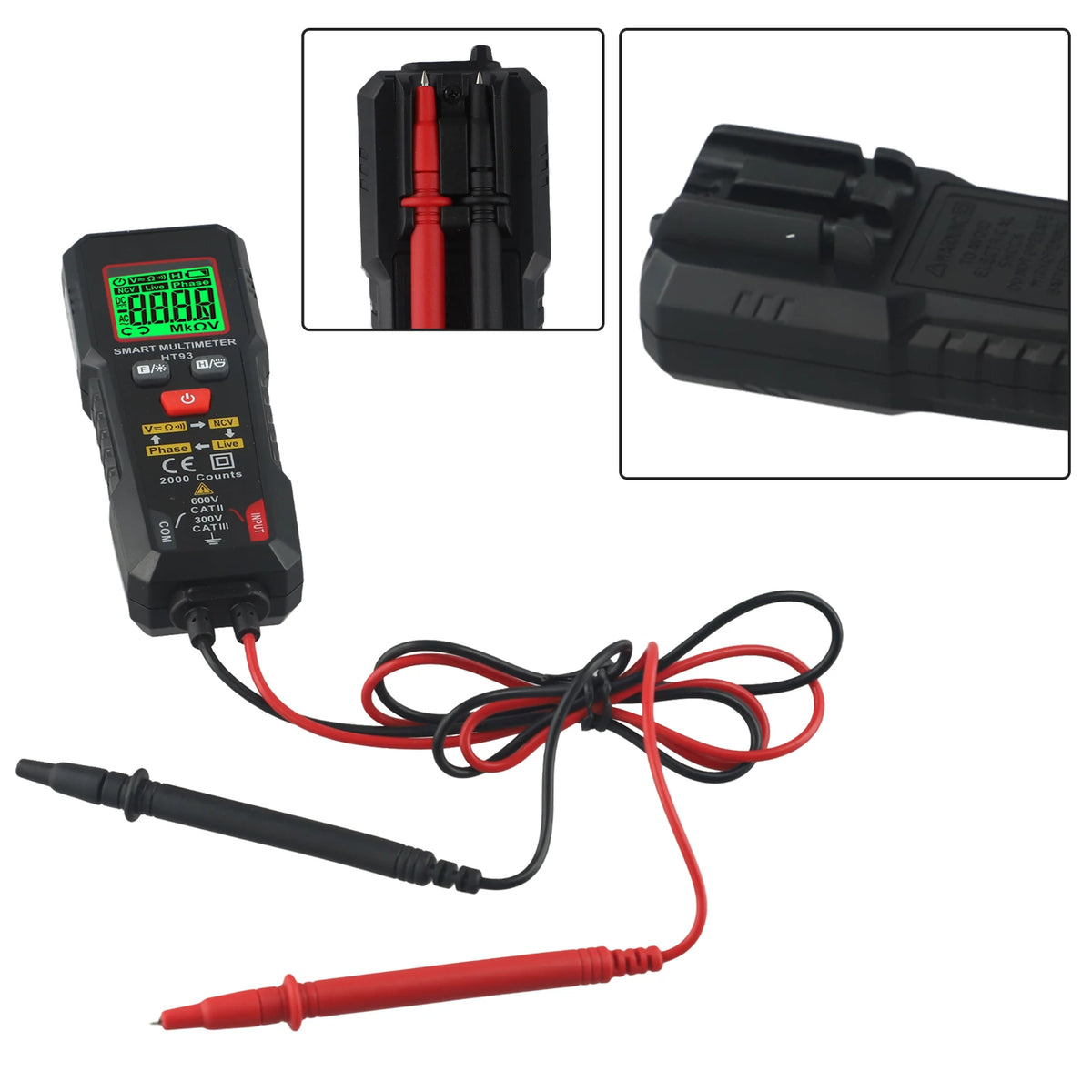 Auto Range Digital Multimeter – NCV, LED Flashlight & Data Hold Digital Multimeter Axl China Mainland