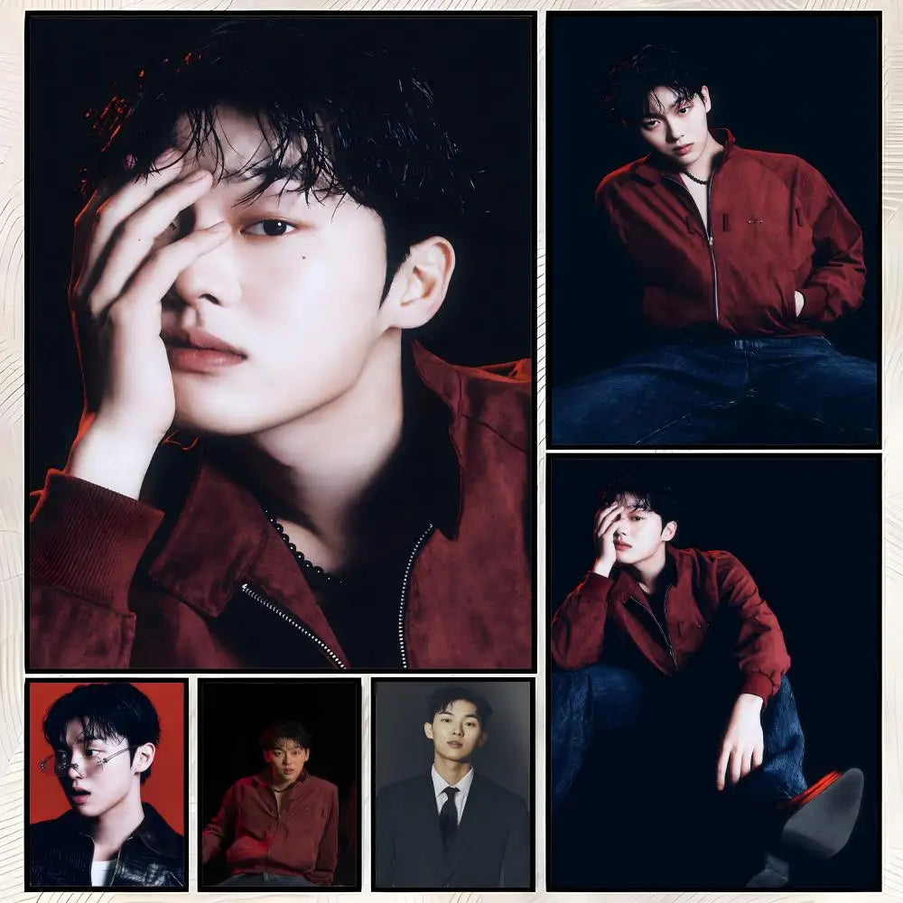 Choi Hyun-wook HD PVC Wall Poster – Self-Stick Waterproof Wall Art Poster Axl