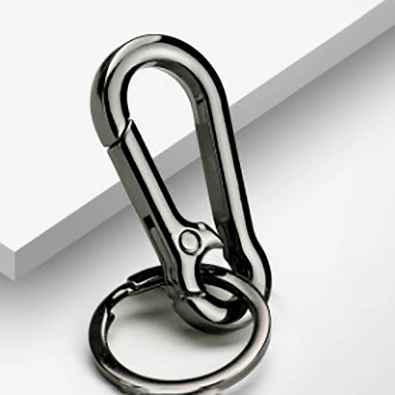 Stainless Steel Horseshoe Buckle Keychain – Men's Key Ring Keychain Key Ring Axl A2